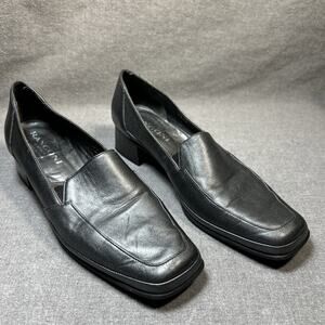 Rangoni Firenze Women's Size 7-1/2 AA Low Block Heels Pump Square Toe Shoes